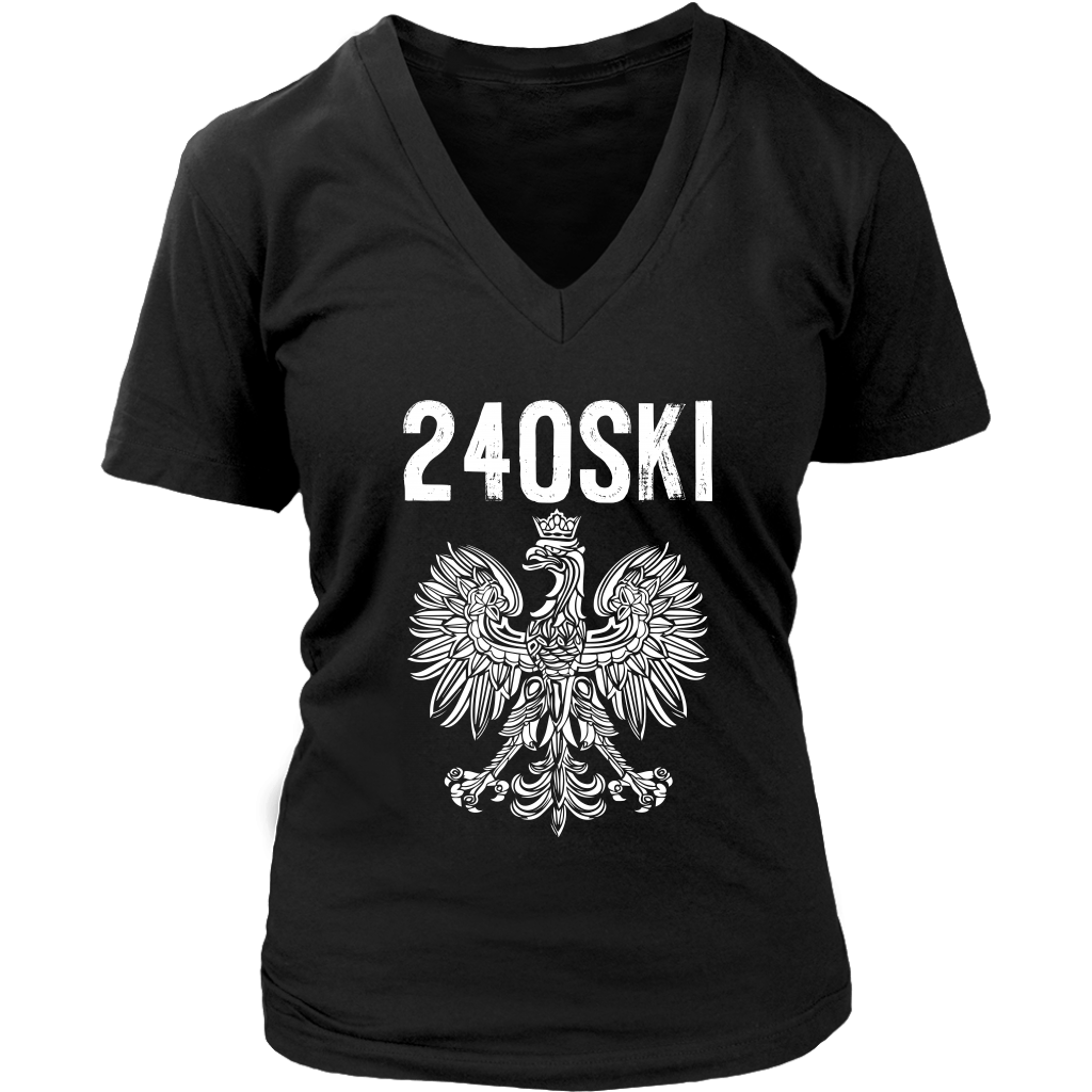 Maryland Area Code 240 Polish Pride T-shirt teelaunch   