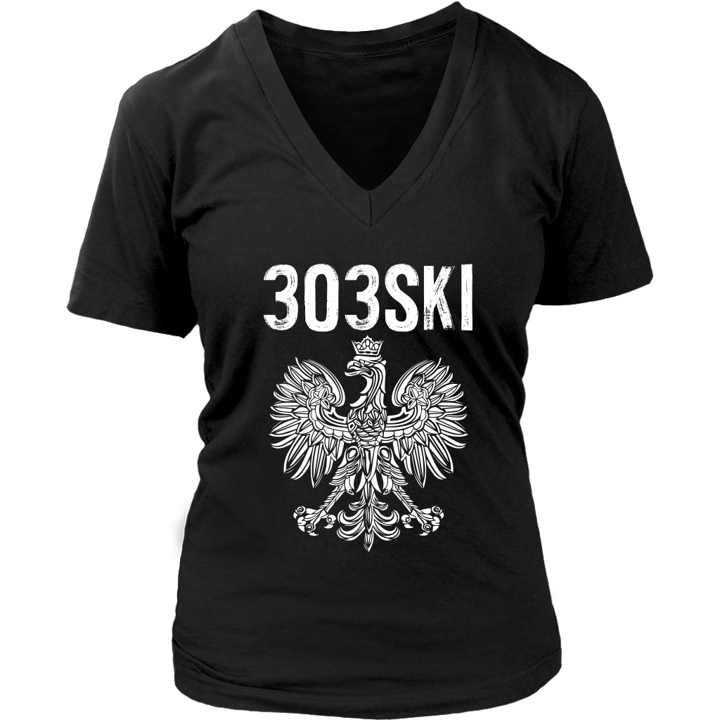 303SKI Denver Colorado Polish Pride T-shirt teelaunch   