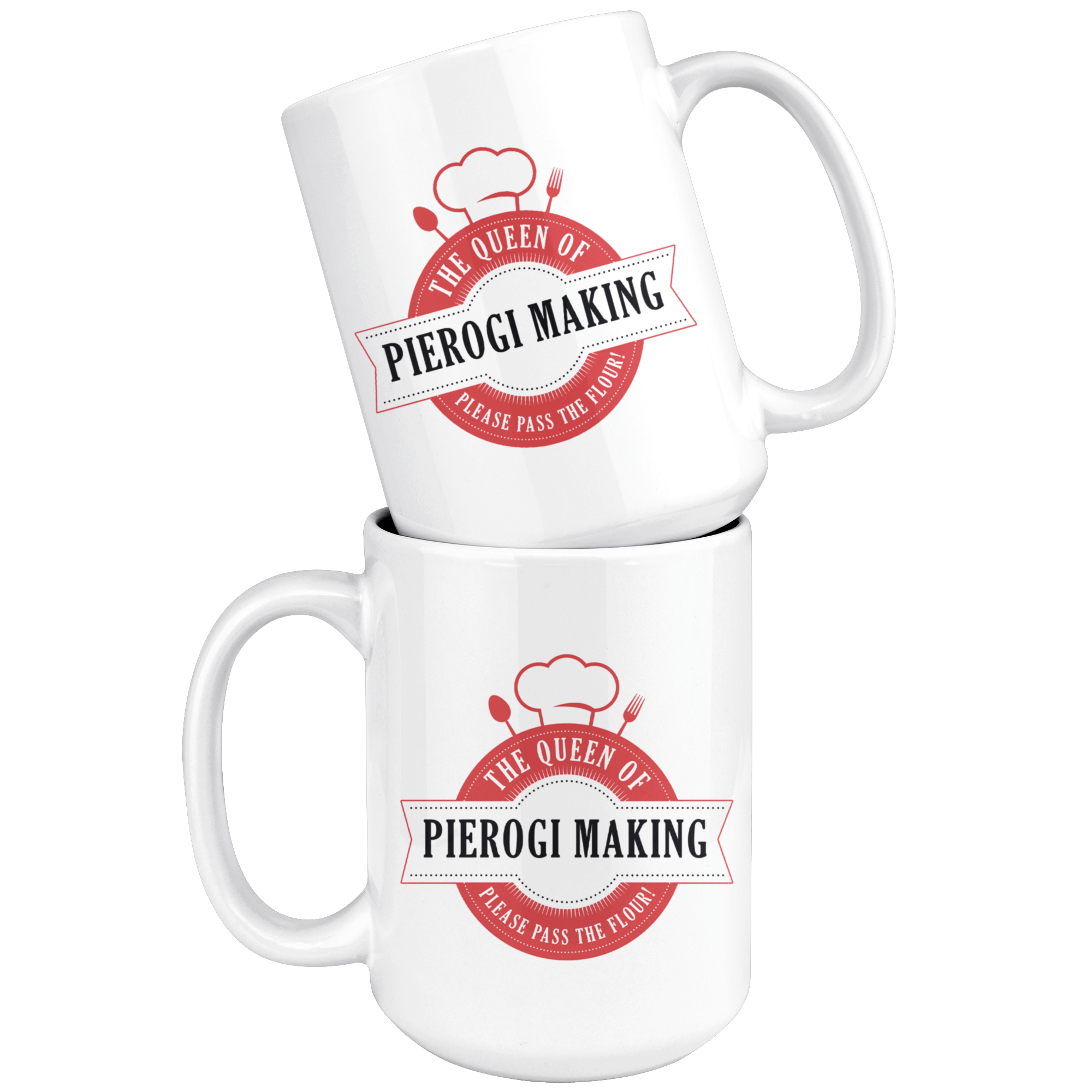 The Queen Of Pierogi Making Coffee Mug Drinkware teelaunch   