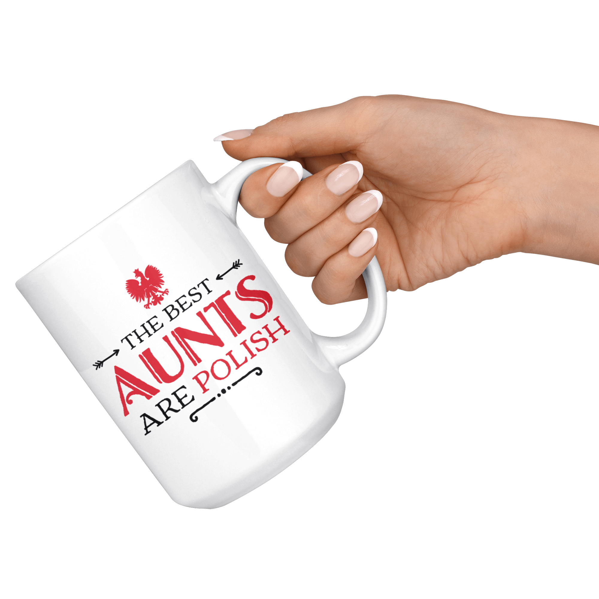 The Best Aunts Are Polish Coffee Mug Drinkware teelaunch   