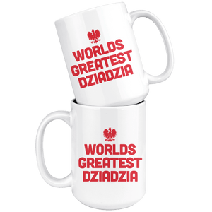 World's Greatest Dziadzia Coffee Mug -  - Polish Shirt Store