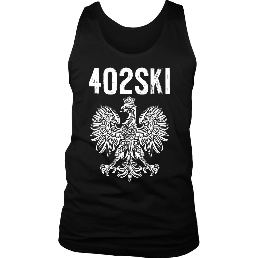 402SKI Polish Pride T-shirt teelaunch District Mens Tank Black S