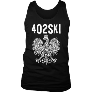 402SKI Polish Pride - District Mens Tank / Black / S - Polish Shirt Store