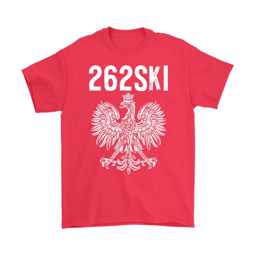 Wisconsin Polish Pride - 262 Area Code T-shirt teelaunch Gildan Mens T-Shirt Red S