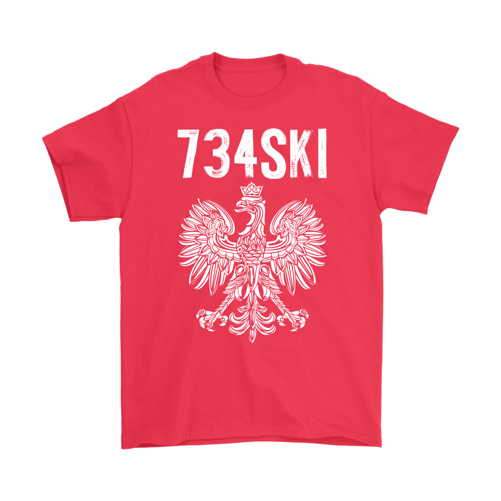 Ann Arbor Michigan Polish Pride Shirt T-shirt teelaunch Gildan Mens T-Shirt Red S