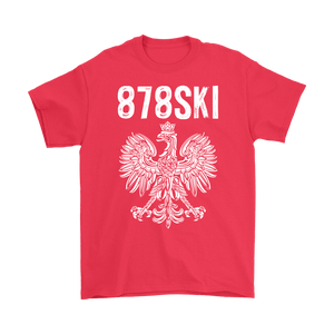 878SKI Pennsylvania Polish Pride - Gildan Mens T-Shirt / Red / S - Polish Shirt Store