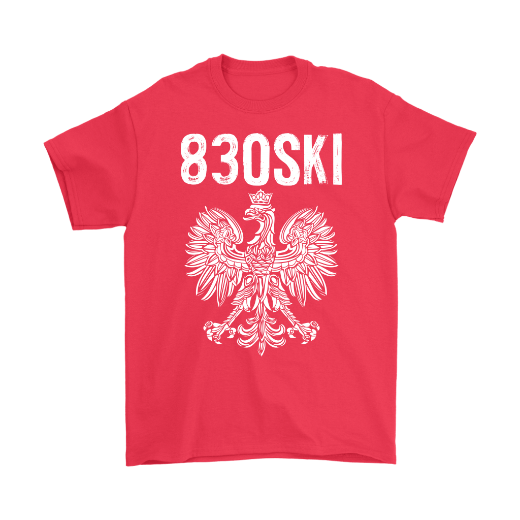 830SKI Texas, Polish Pride T-shirt teelaunch Gildan Mens T-Shirt Red S