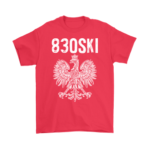 830SKI Texas, Polish Pride - Gildan Mens T-Shirt / Red / S - Polish Shirt Store