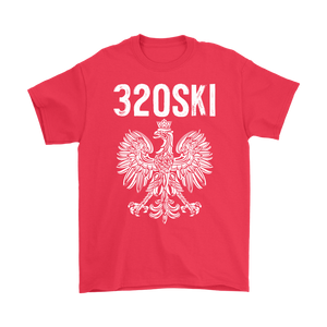 St Cloud Minnesota Polish American Pride - Gildan Mens T-Shirt / Red / S - Polish Shirt Store