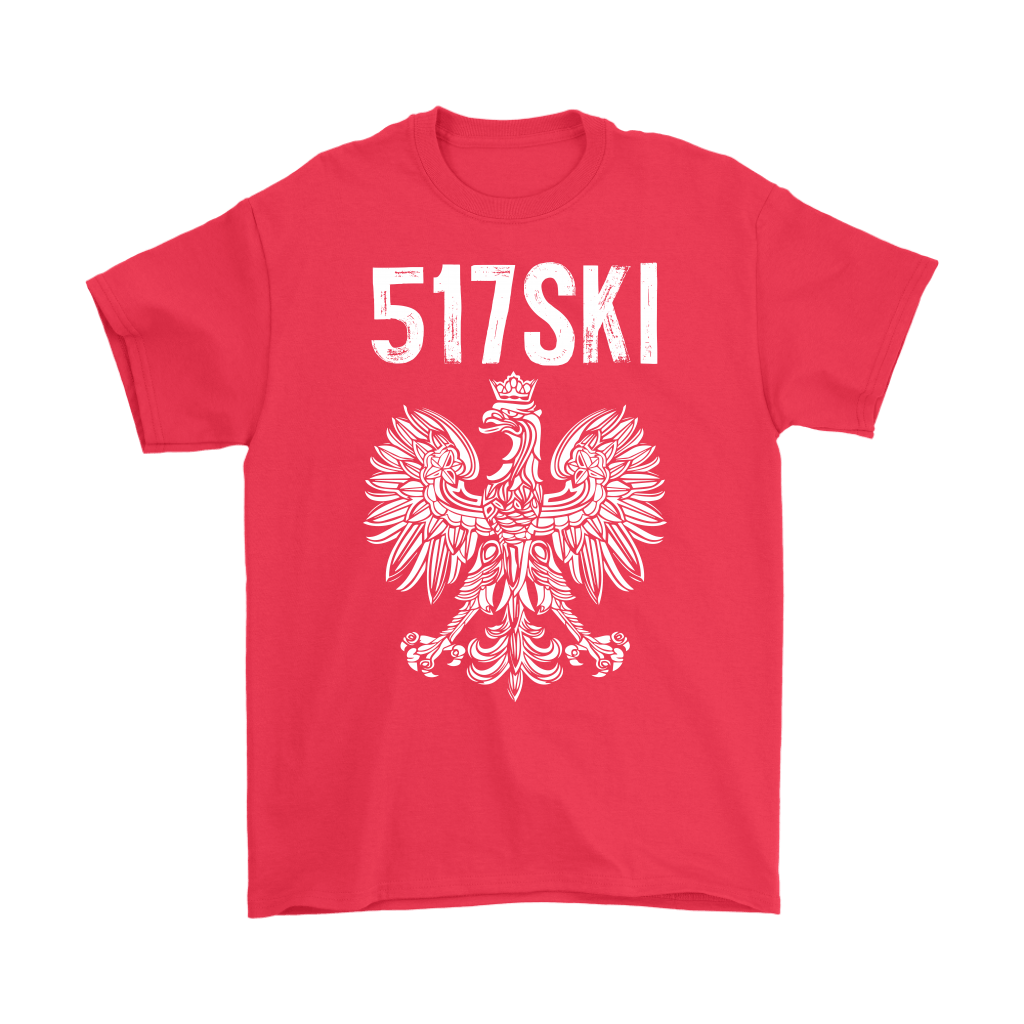 517SKI Michigan Polish Pride T-shirt teelaunch Gildan Mens T-Shirt Red S