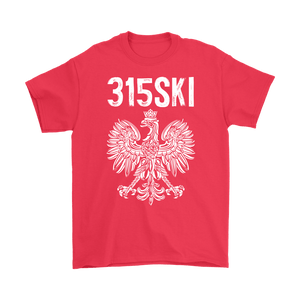 Syracuse NY Polish American Pride Shirt - Gildan Mens T-Shirt / Red / S - Polish Shirt Store