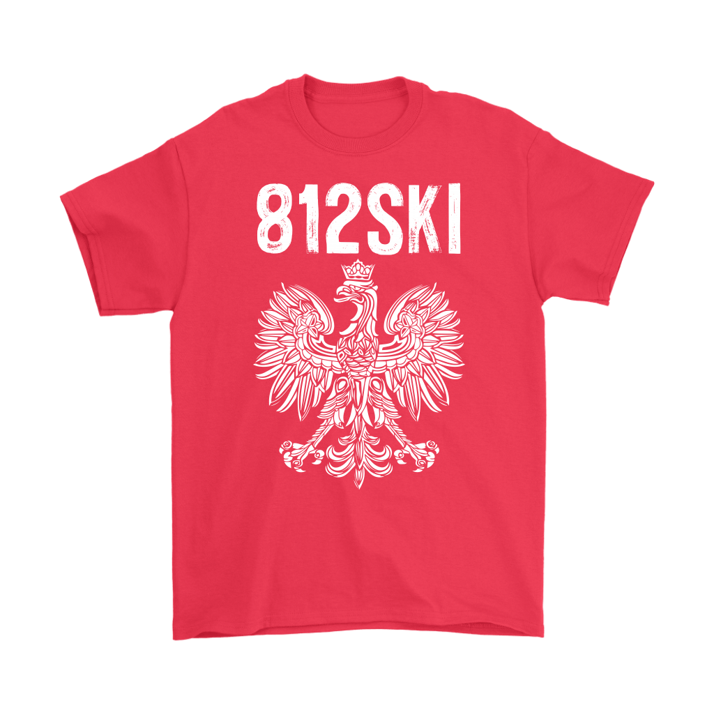 812SKI Indiana Polish Pride T-shirt teelaunch Gildan Mens T-Shirt Red S