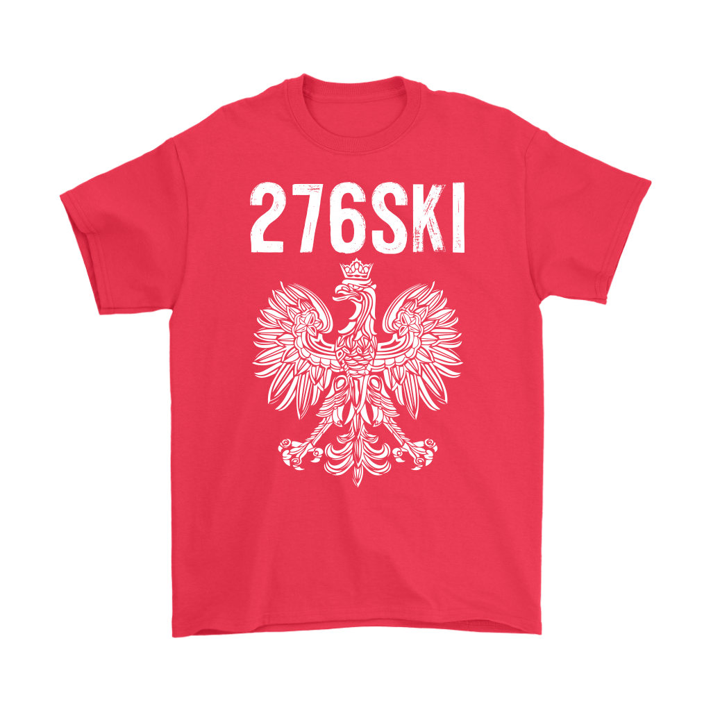 Virginia Polish Pride - 276 Area Code T-shirt teelaunch Gildan Mens T-Shirt Red S