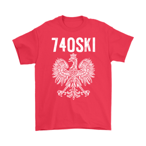 Newark Ohio - 740 Area Code - Gildan Mens T-Shirt / Red / S - Polish Shirt Store