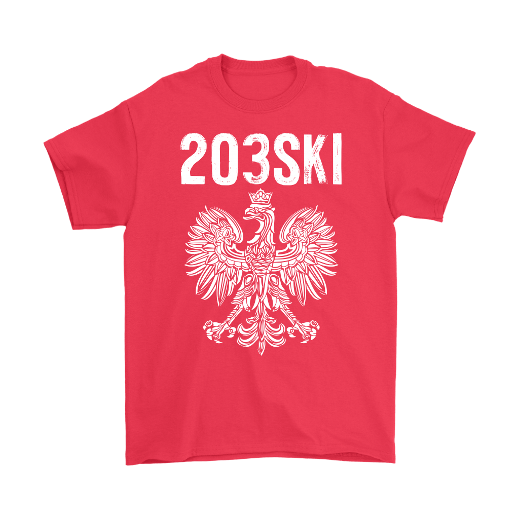 Bridgeport Connecticut Polish Pride T-shirt teelaunch Gildan Mens T-Shirt Red S