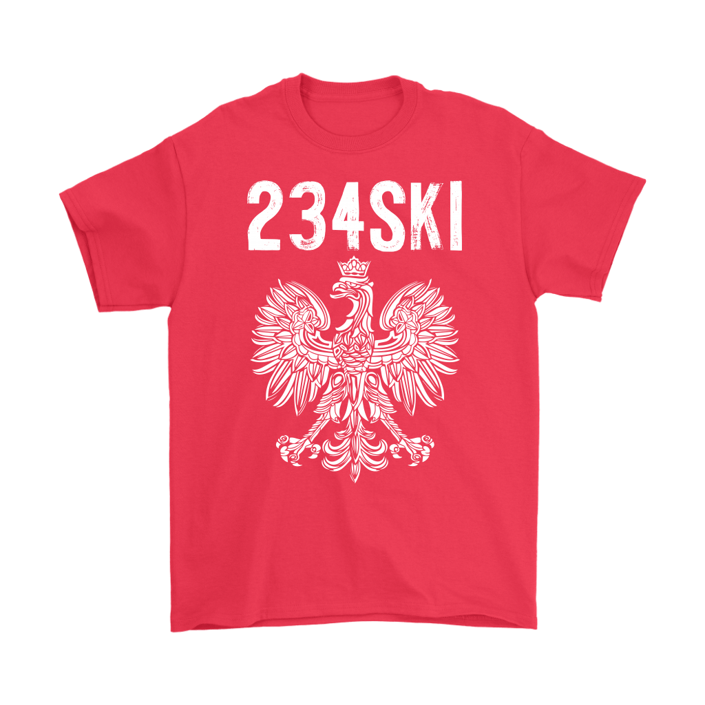 Ohio Polish Pride - Area Code 234 T-shirt teelaunch Gildan Mens T-Shirt Red S