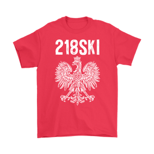 Minnesota - 218 Area Code - 218SKI - Gildan Mens T-Shirt / Red / S - Polish Shirt Store