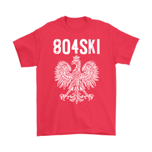 804SKI Virginia Polish Pride - Gildan Mens T-Shirt / Red / S - Polish Shirt Store