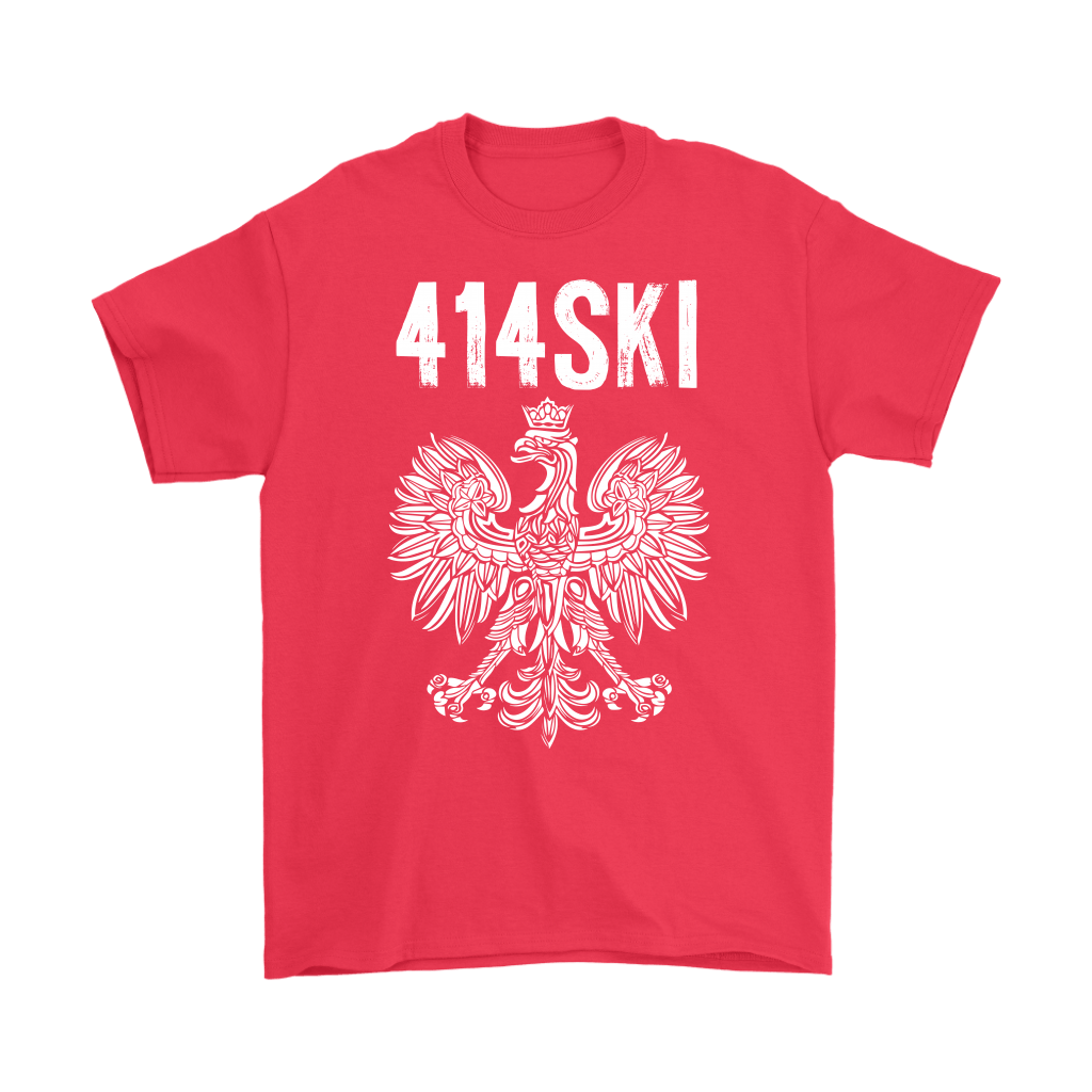 Milwaukee Wisconsin Polish American Pride T-shirt teelaunch Gildan Mens T-Shirt Red S