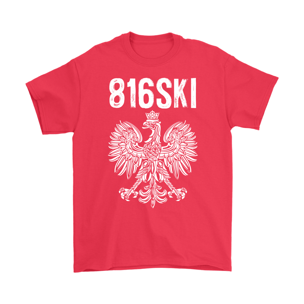 816SKI Missouri Polish Pride T-shirt teelaunch Gildan Mens T-Shirt Red S