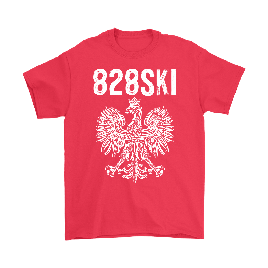 828SKI North Carolina Polish Pride T-shirt teelaunch Gildan Mens T-Shirt Red S