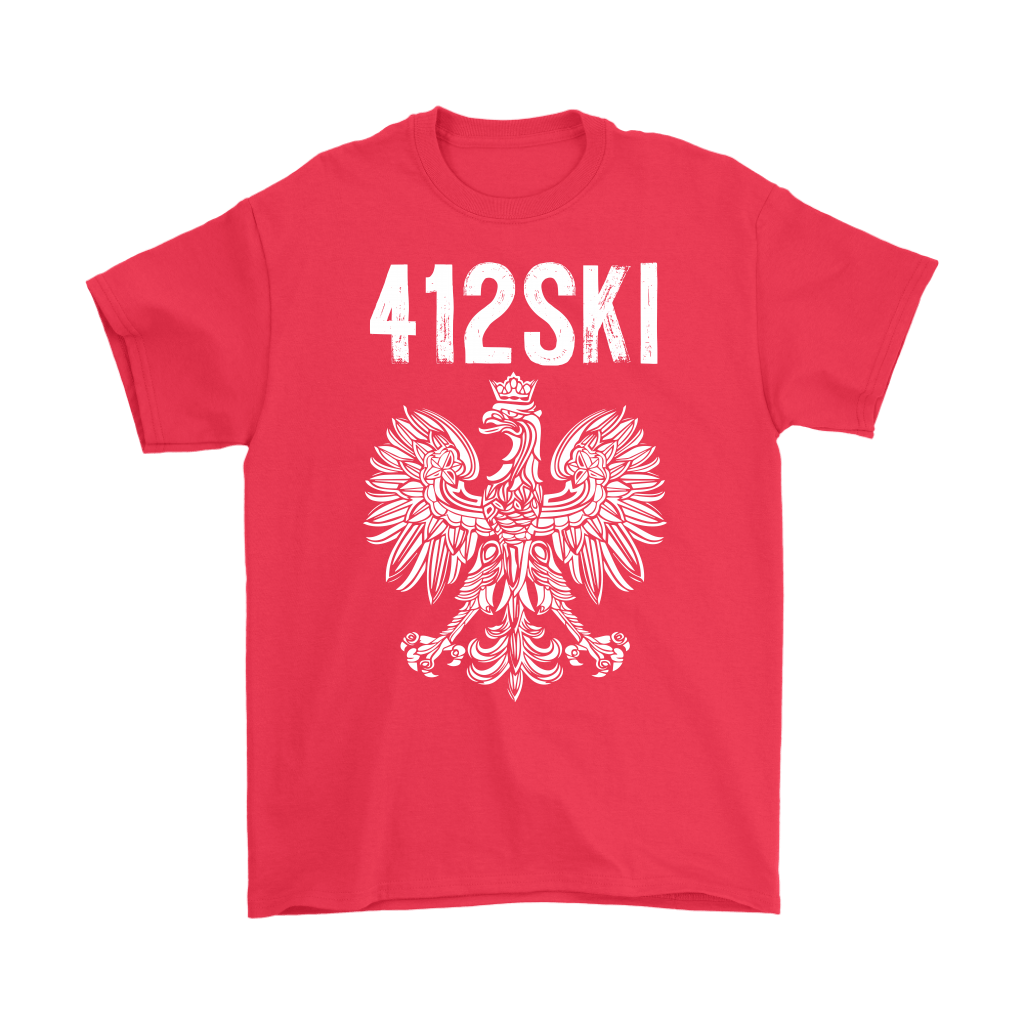 412SKI Pittsburgh Polish Pride T-shirt teelaunch Gildan Mens T-Shirt Red S