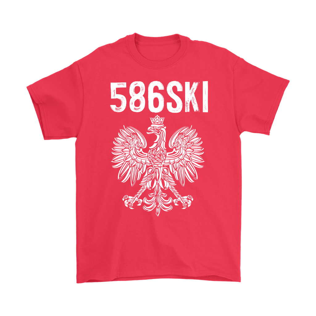 586SKI Warren Michigan Polish Pride T-shirt teelaunch Gildan Mens T-Shirt Red S