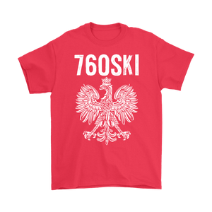 760SKI California Polish Pride - Gildan Mens T-Shirt / Red / S - Polish Shirt Store
