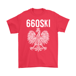 660SKI Missouri Polish Pride - Gildan Mens T-Shirt / Red / S - Polish Shirt Store