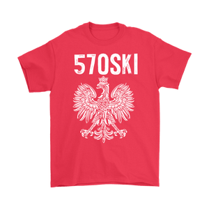 Scranton Pennsylvania Polish Shirt - Gildan Mens T-Shirt / Red / S - Polish Shirt Store