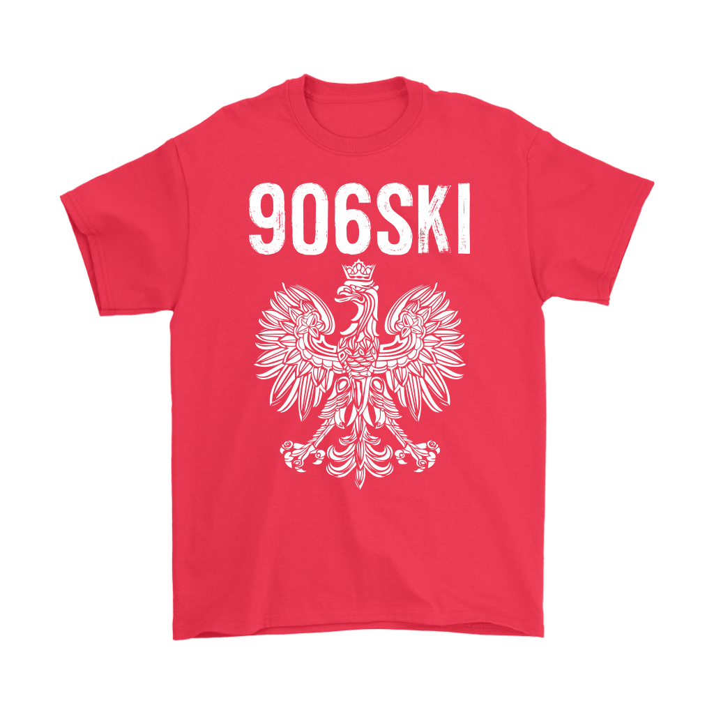 906SKI Michigan Polish Pride T-shirt teelaunch Gildan Mens T-Shirt Red S