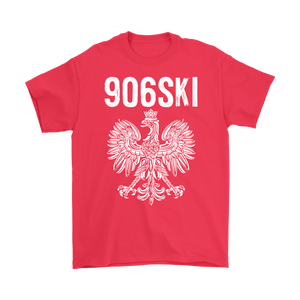 906SKI Michigan Polish Pride - Gildan Mens T-Shirt / Red / S - Polish Shirt Store