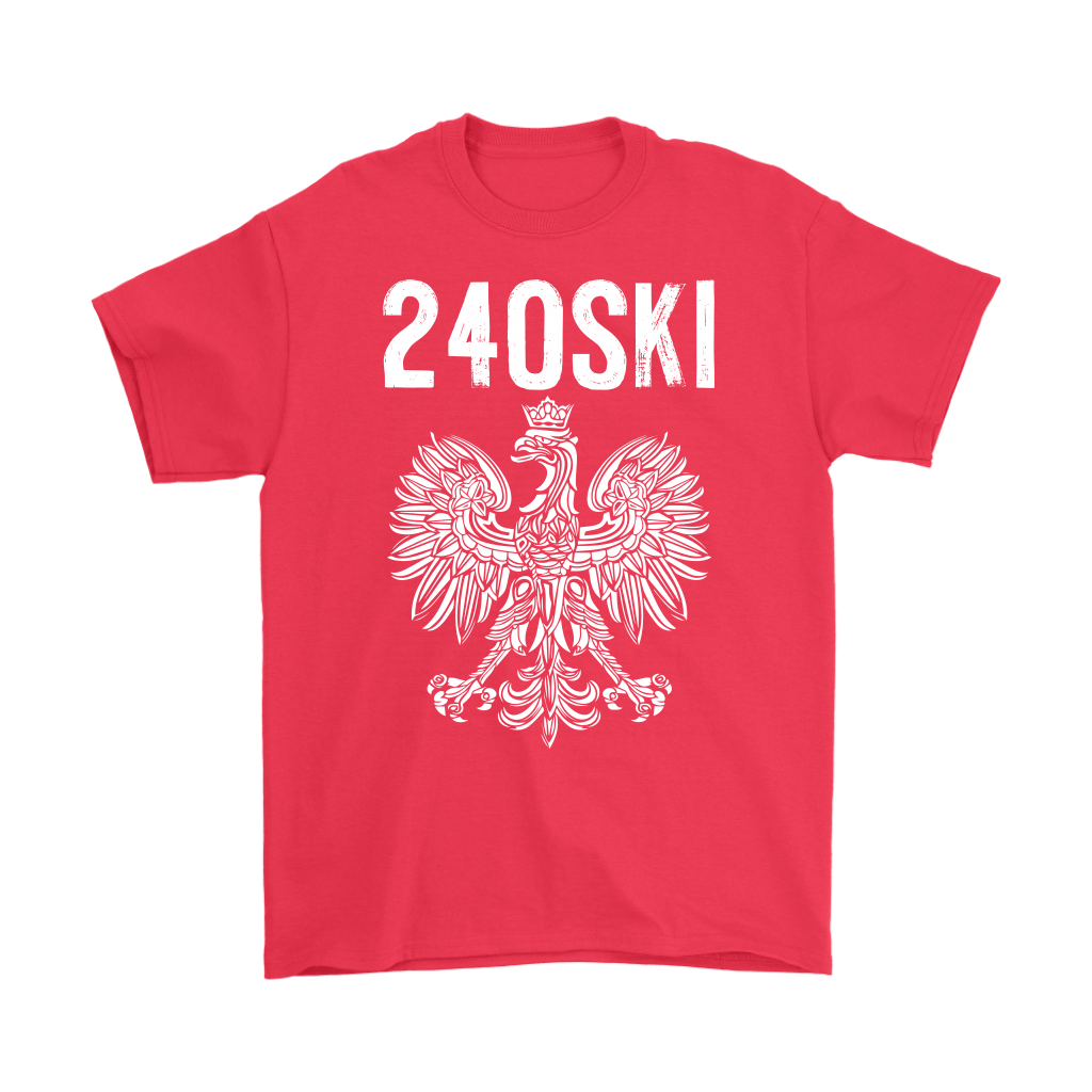 Maryland Area Code 240 Polish Pride T-shirt teelaunch Gildan Mens T-Shirt Red S