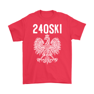 Maryland Area Code 240 Polish Pride - Gildan Mens T-Shirt / Red / S - Polish Shirt Store