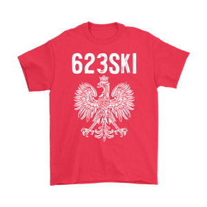 623SKI Arizona Polish Pride - Gildan Mens T-Shirt / Red / S - Polish Shirt Store