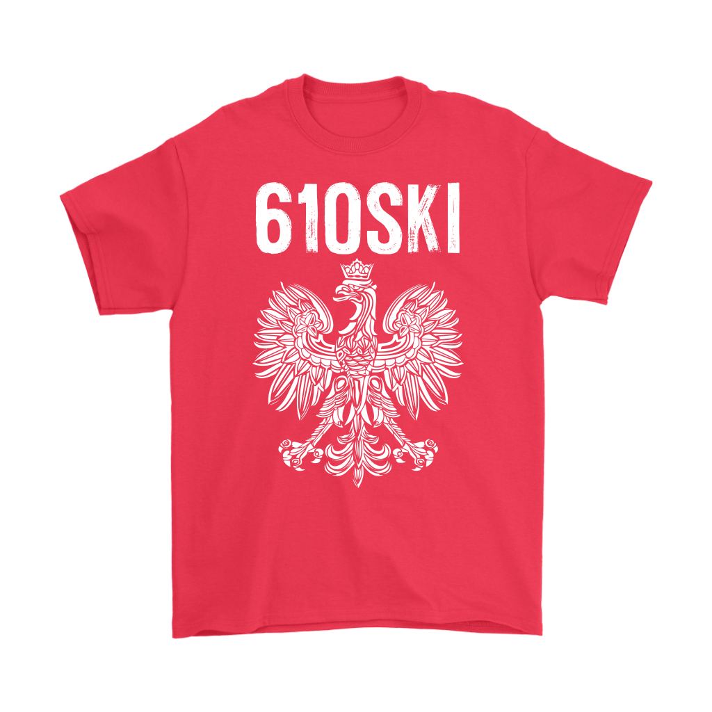 610SKI Pennsylvania Polish Pride T-shirt teelaunch Gildan Mens T-Shirt Red S