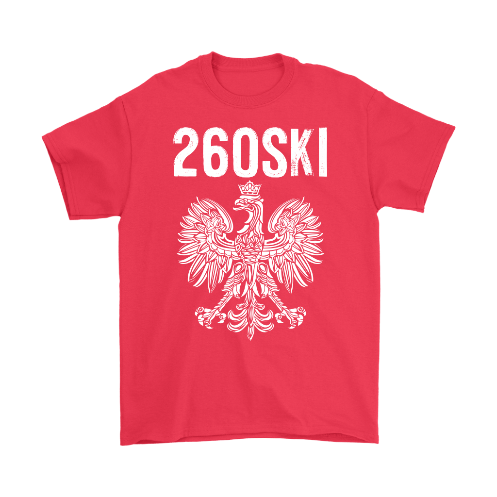 Indiana Polish Pride - 260 Area Code T-shirt teelaunch Gildan Mens T-Shirt Red S