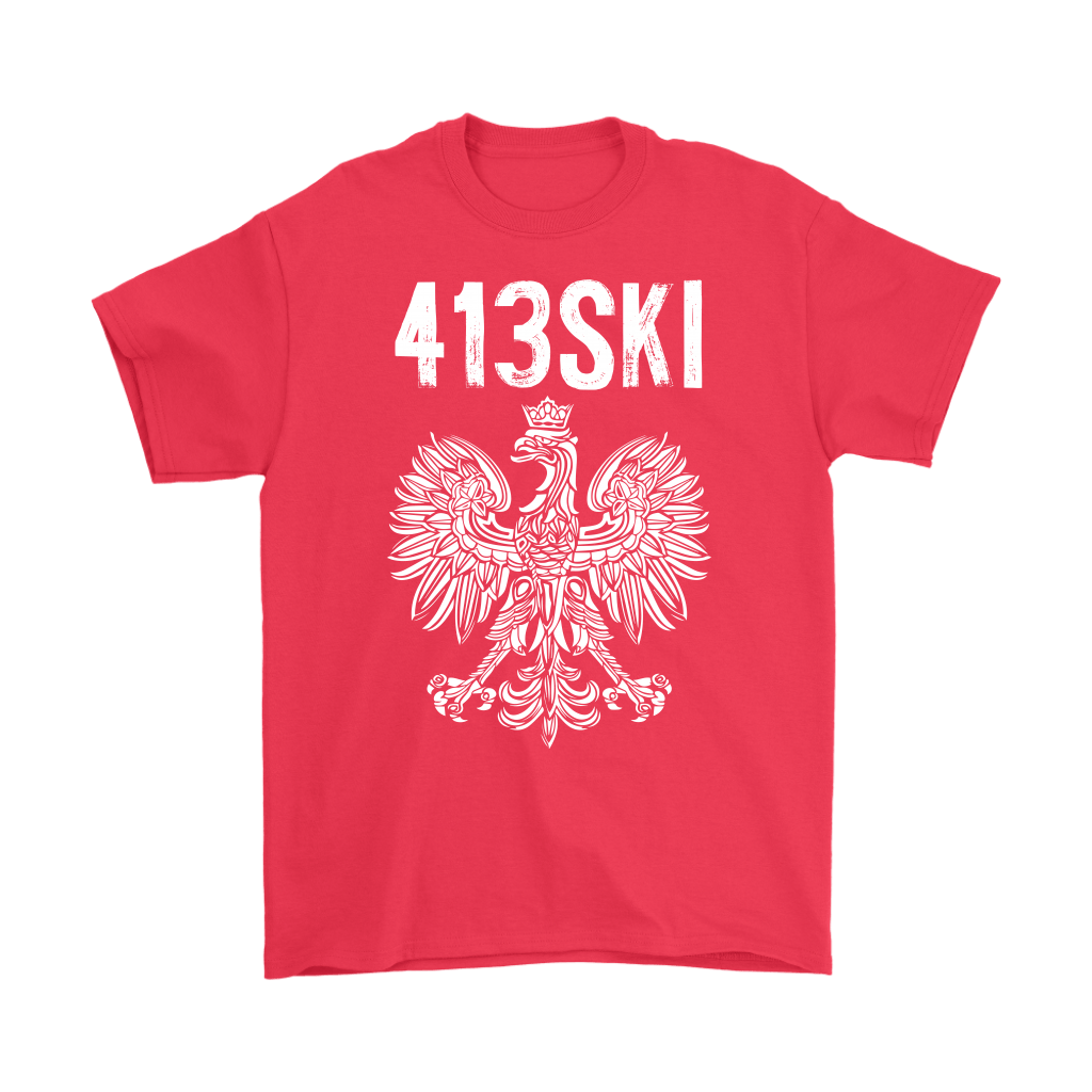 Springfield Massachusetts Area Code 413 T-shirt teelaunch Gildan Mens T-Shirt Red S