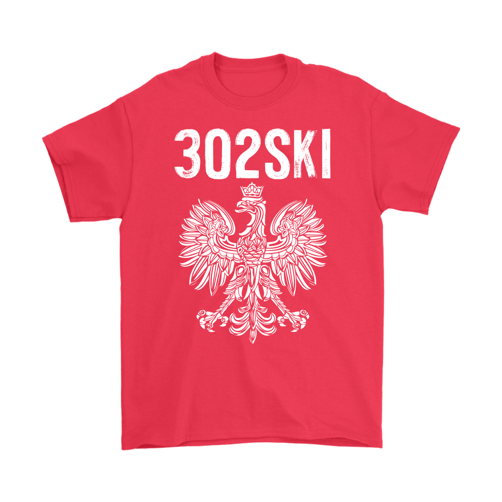 302SKI Delaware Polish Pride T-shirt teelaunch Gildan Mens T-Shirt Red S