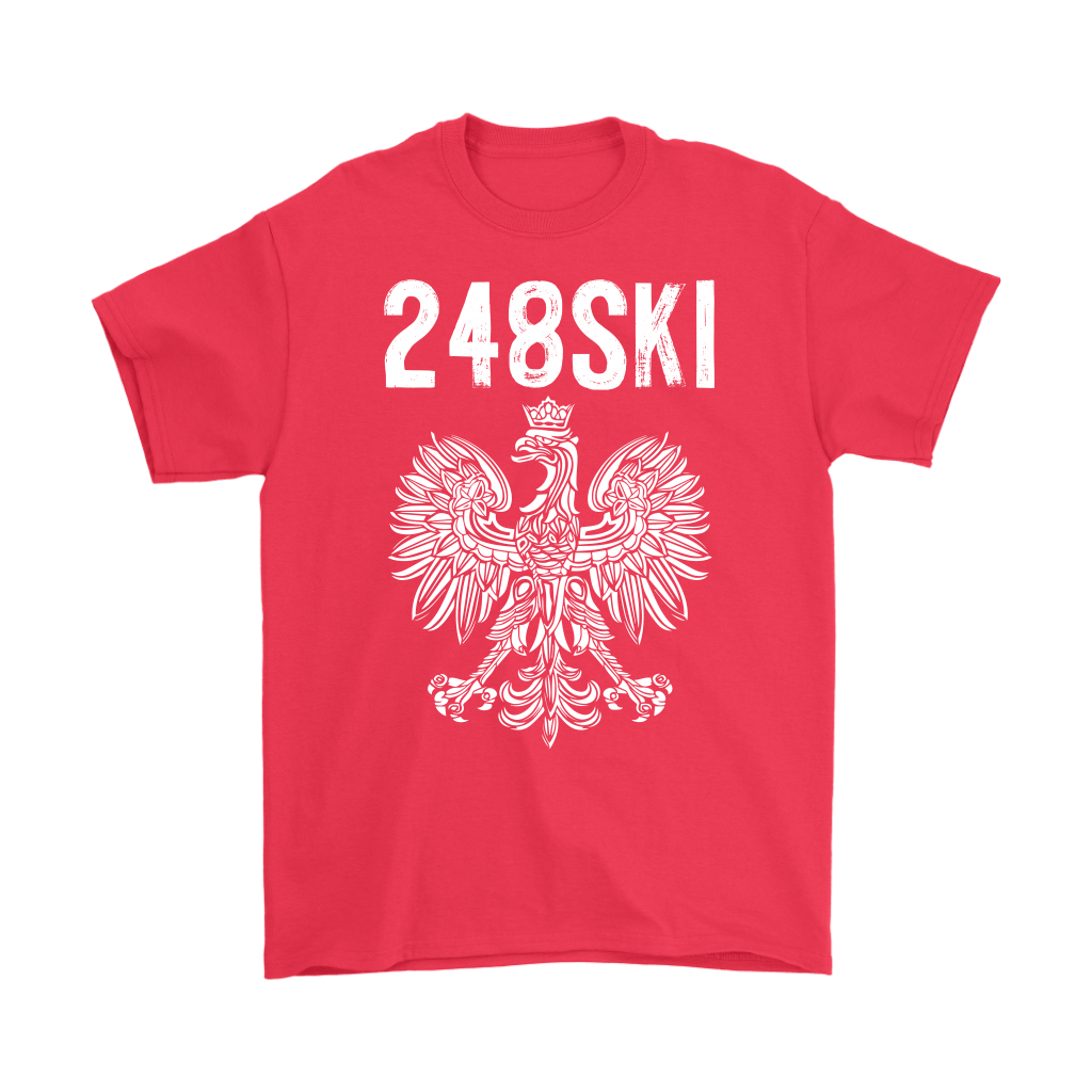 Oakland County Michigan Polish Pride T-shirt teelaunch Gildan Mens T-Shirt Red S