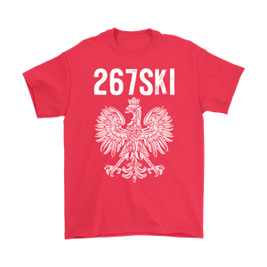 Philadelphia Pennsylvania Polish Pride - Gildan Mens T-Shirt / Red / S - Polish Shirt Store