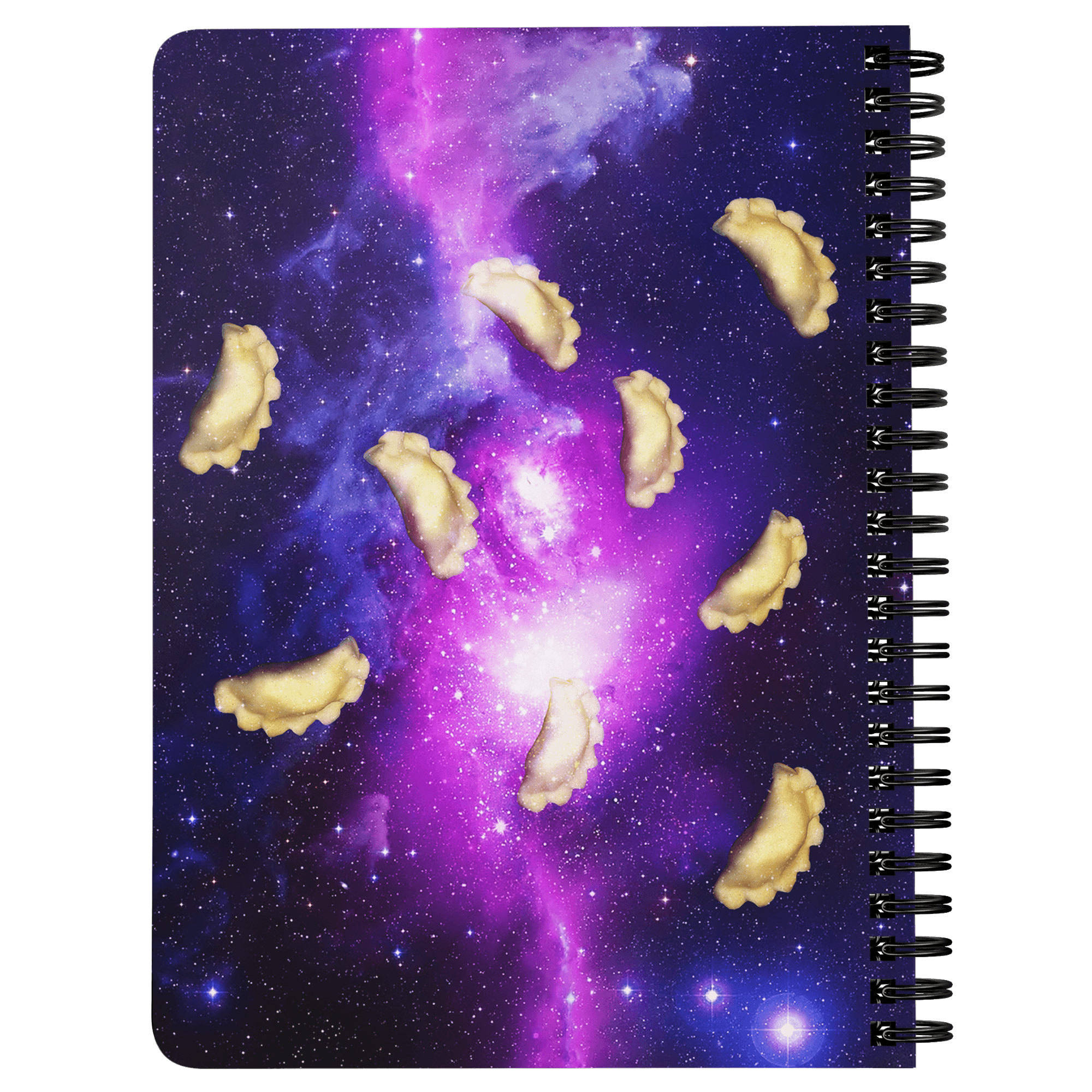 Funny Space Pierogi Spiral Bound Notebook Journals teelaunch   