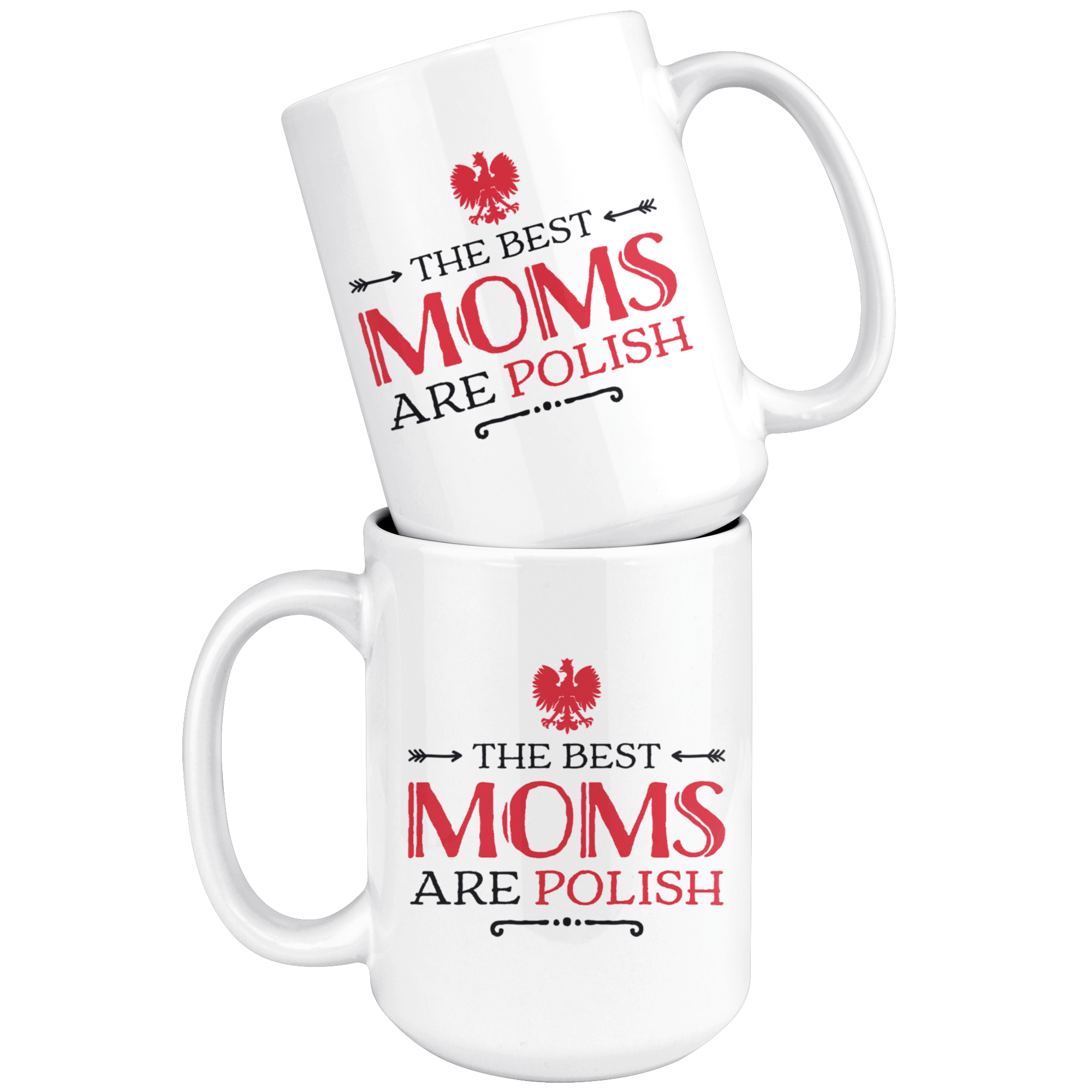 The Best Moms Are Polish Coffee Mug Drinkware teelaunch   