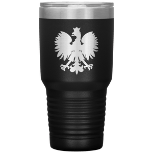 Polish Eagle 30 oz Vacuum Insulated Tumbler - Black - Polish Shirt Store