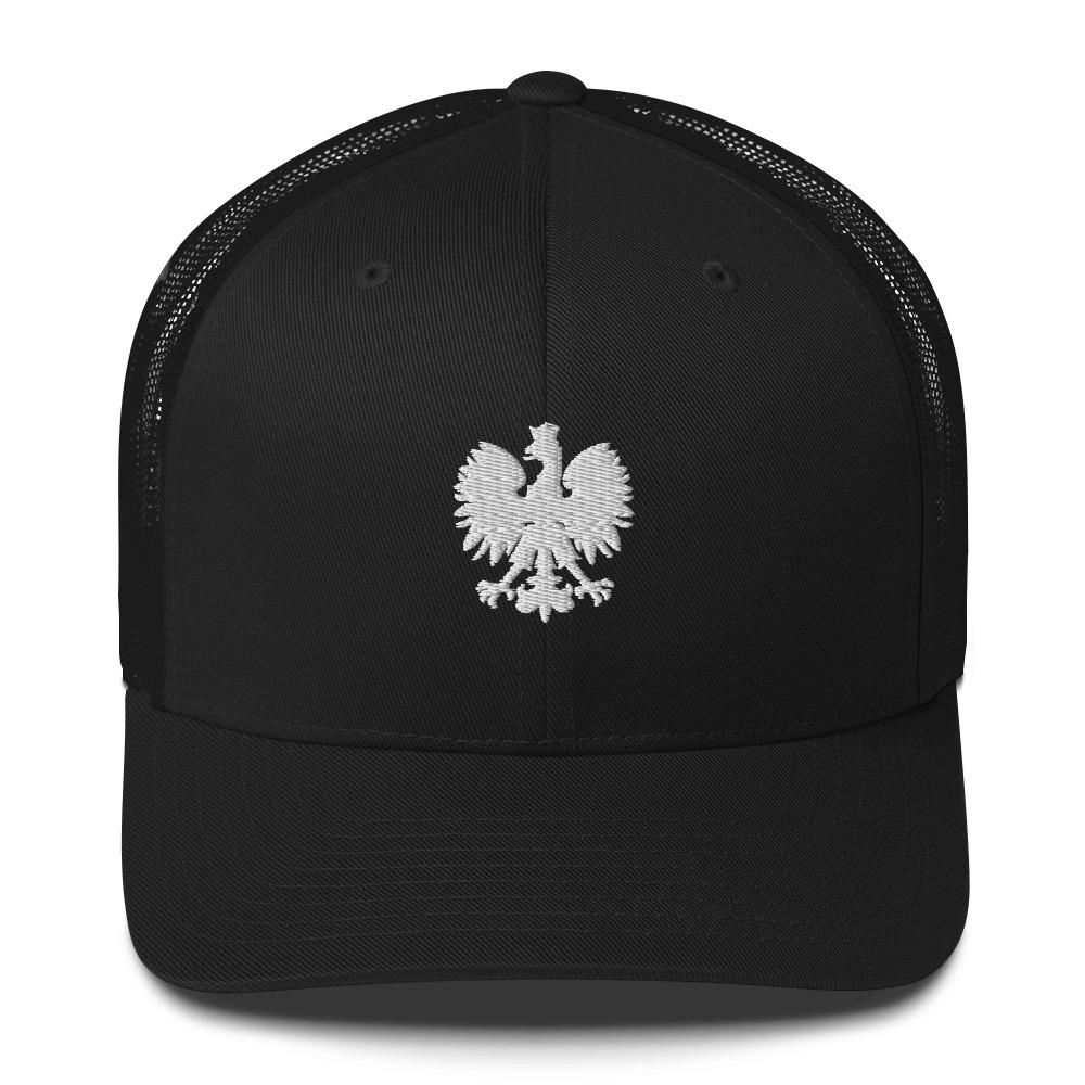 Polish Eagle Trucker Cap  Polish Shirt Store Black  