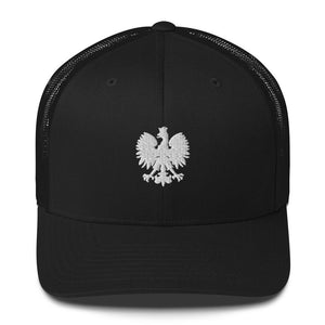Polish Eagle Trucker Cap - Black - Polish Shirt Store