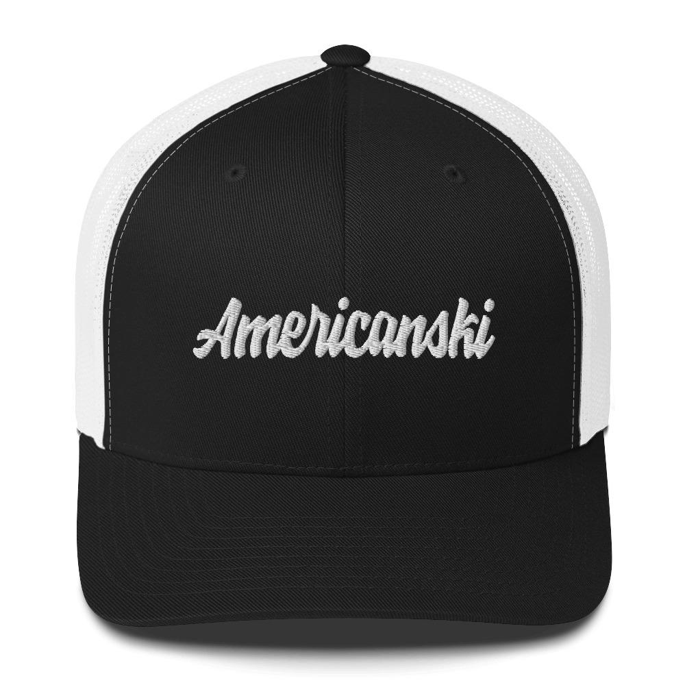 Americanski Trucker Cap  Polish Shirt Store Black/ White  