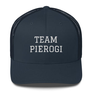 Team Pierogi Trucker Cap - Navy - Polish Shirt Store