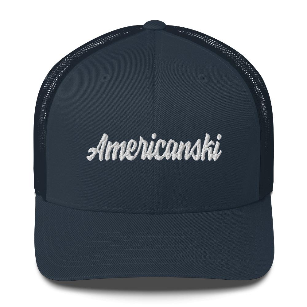 Americanski Trucker Cap  Polish Shirt Store Navy  