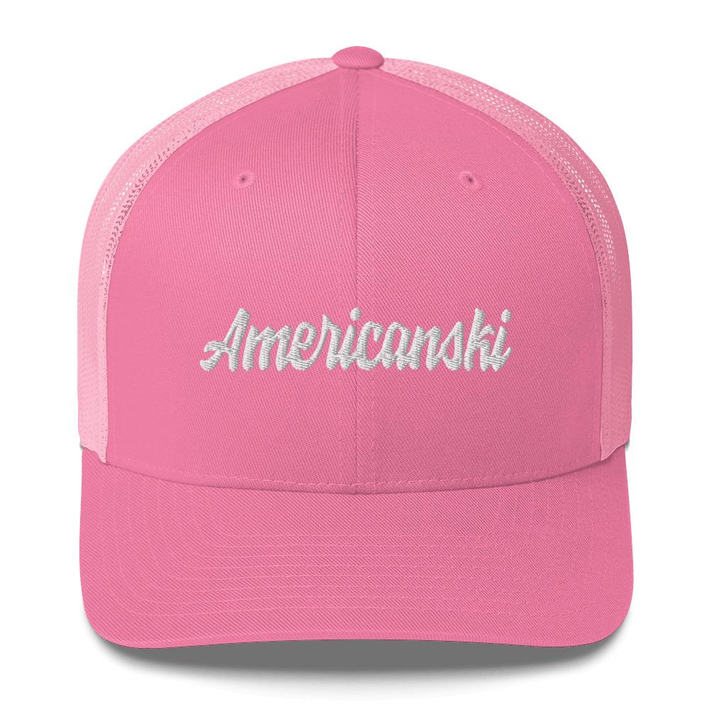 Americanski Trucker Cap  Polish Shirt Store Pink  